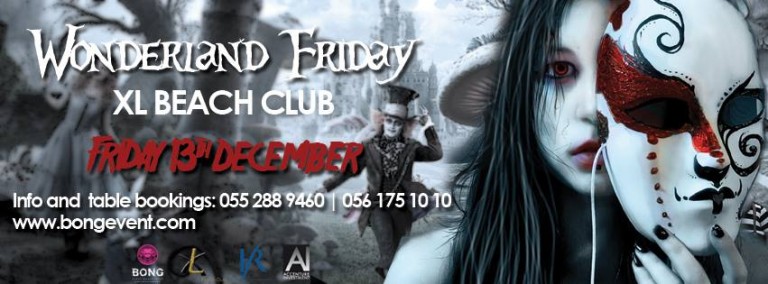Wonderland Friday 13TH @ XL BEACH CLUB
