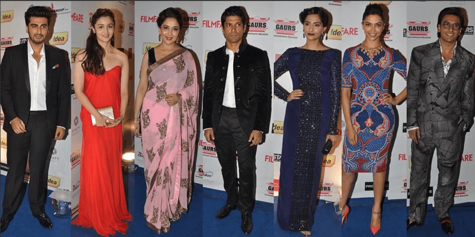 Bollywood At Film Fare Awards Party 2014