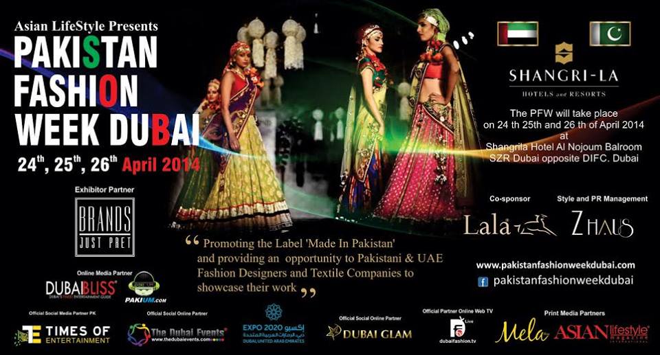 Pakistan Fashion Week Dubai 2014