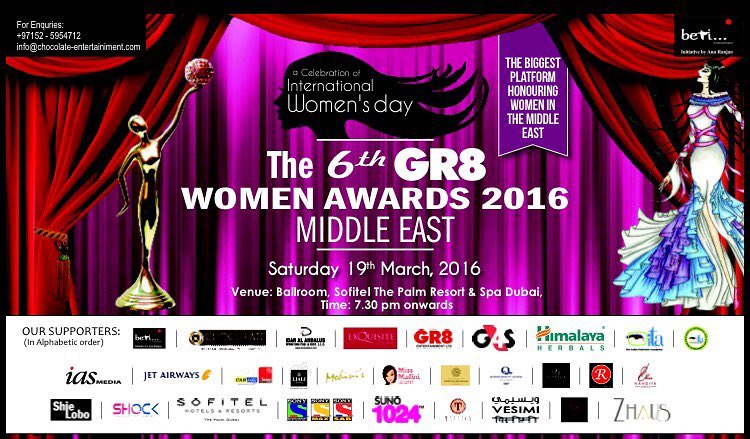The 6th GR8! Women Awards 2016