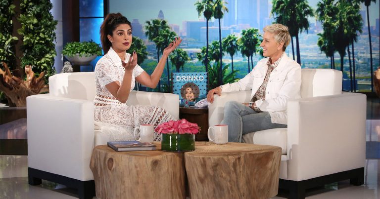 Priyanka Chopra takes a tequila shot & chats career with Ellen DeGenere