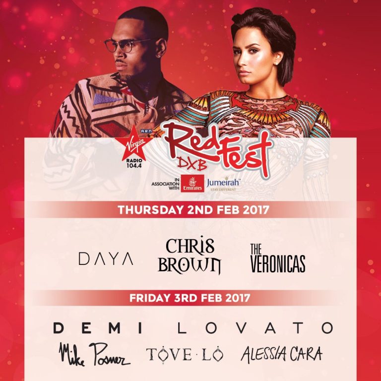RedFestDXB 2017 is back with a massive lineup