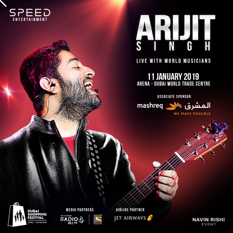 Arijit Singh heading to Dubai for a live performance