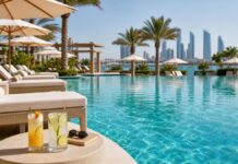 Abu Dhabi Pool Day Deals: 10 Summer Picks Luxury Abu Dhabi pool day with loungers and skyline